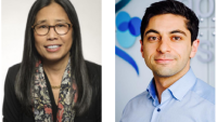 Photos of Dr. Liza Pon and Dr. Benjamin Izar